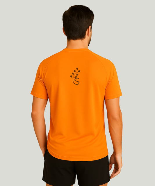 Men's recycled sports T-shirt with premium features