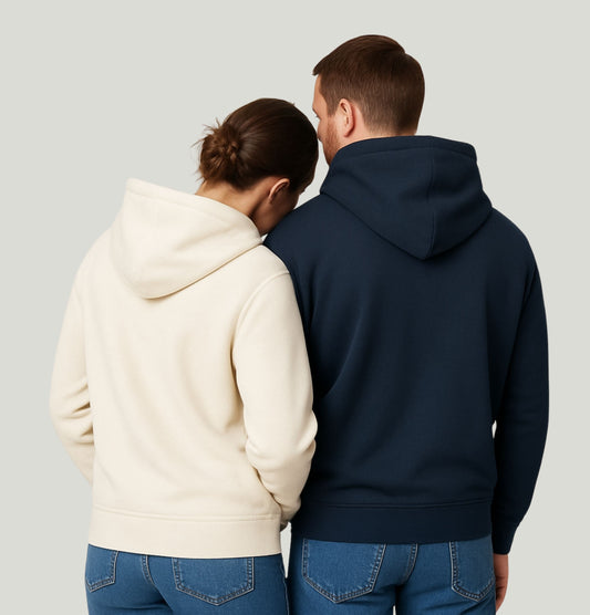Unisex Organic Zip-Up Hoodie – Sustainable & Vegan Certified