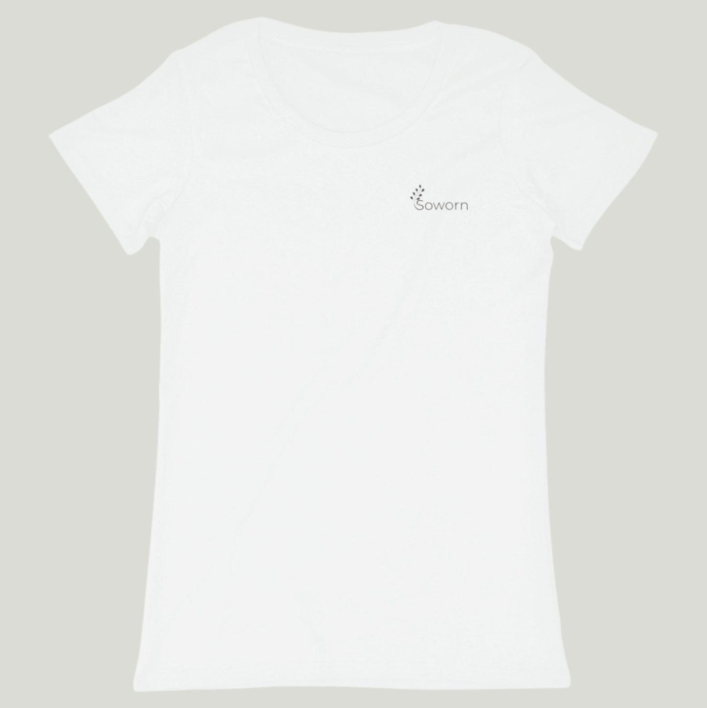 Women's classic slim-fit t-shirt made from organic cotton by Soworn – sustainable, comfortable, and ethically made

