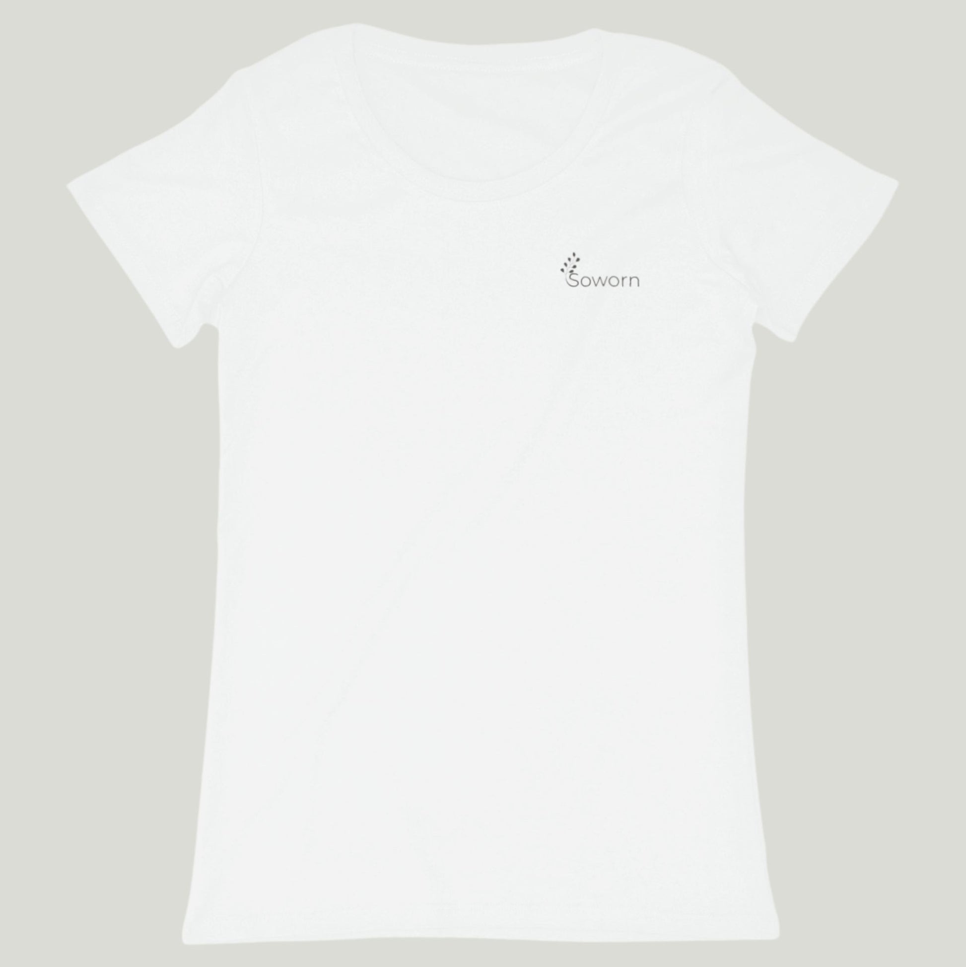 Women's classic slim-fit t-shirt made from organic cotton by Soworn – sustainable, comfortable, and ethically made

