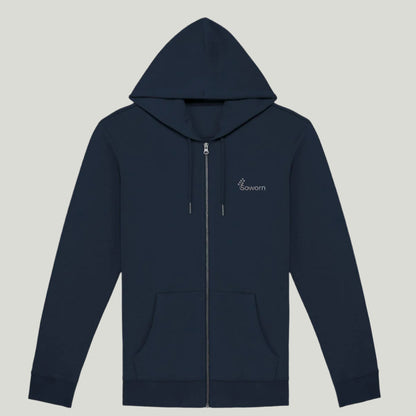 Unisex Zip Hoodie with Stylish Features