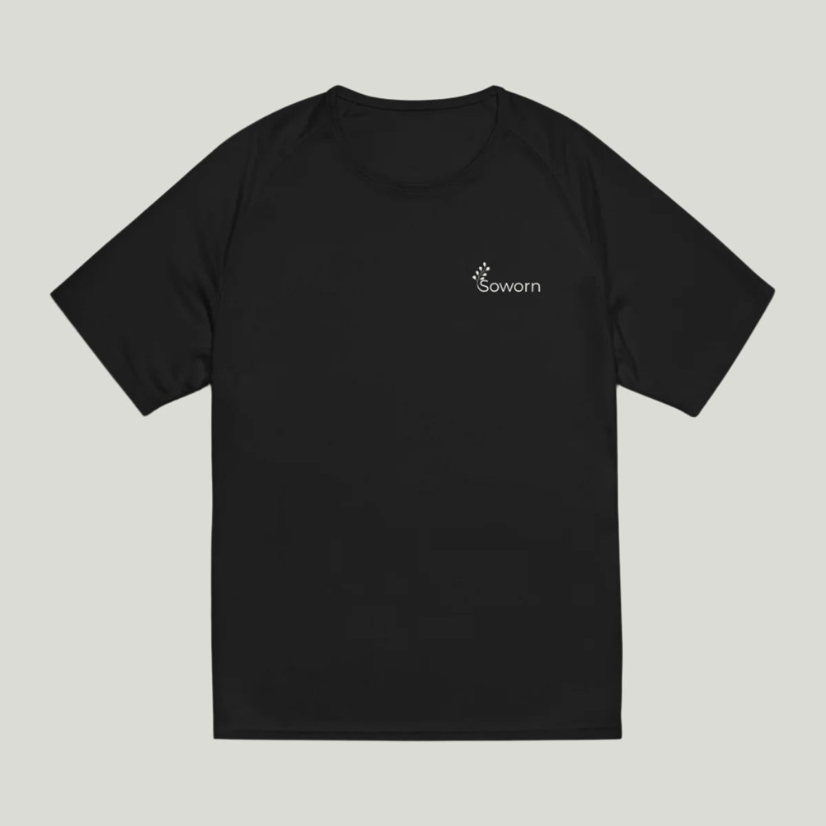 Men's recycled sports T-shirt with premium features