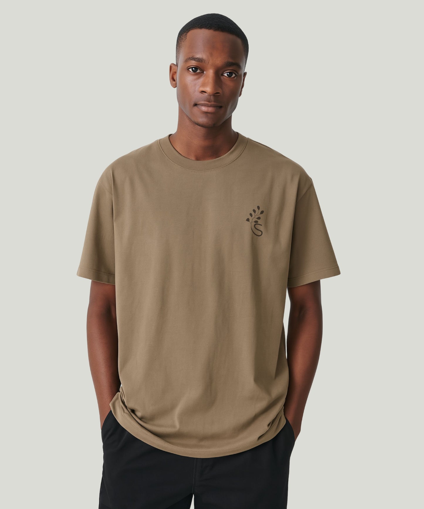 Planet B Oversized Organic T-shirt – Driftwood