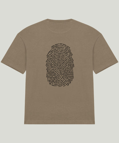 Planet B Oversized Organic T-shirt – Driftwood
